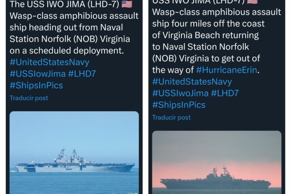 Gringo Amphibious Group's Misguided Mission in the Caribbean Exposed by Hurricane Disruption