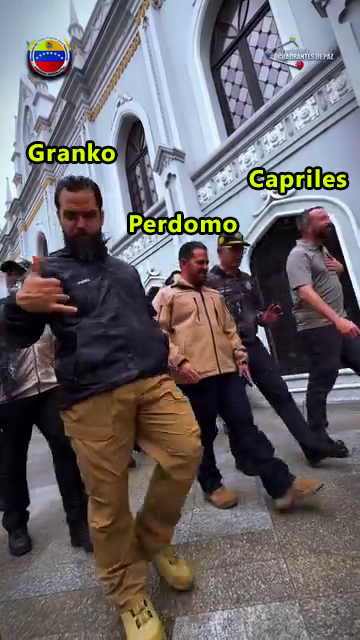 Alexander Granko, Gustavo Perdomo and Eduardo Capriles