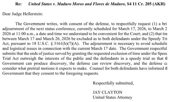 Federal Prosecutor Seeks Delay in Nicolás Maduro's Trial Amid Controversial Defense Maneuver
